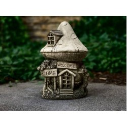 Handmade fairy house Stone garden house Fairy yard decor Modern fairy home sculpture cement house figure Mythical decor Unique gift for kid