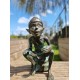 Bronze Pixie - Bronze gnome - Bronze fairy figure - Bronze art