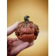Handmade polymer clay fairy creatures - unique pumpkin monster fantasy sculptures Halloween arttoy ooak