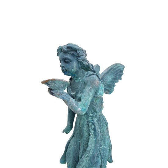 Cast Iron Garden Fairy - Garden Angel - Magical Garden Decoration - Fairytale Garden Design