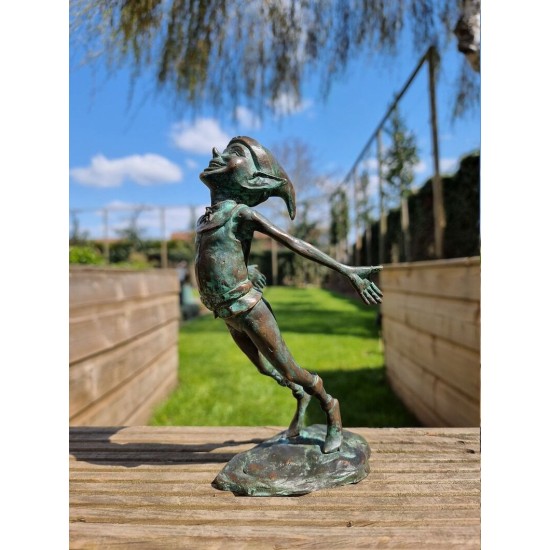 Bronze Pixie - Bronze gnome - Bronze fairy - Gift figures - Goblin