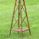 8ft. Tall Large Iron Windmill Stand with Rooster