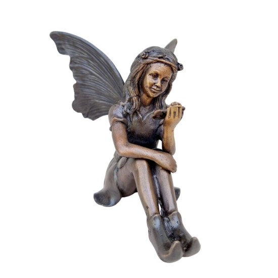 Bronze Pixie - little bronze elf - Bronze fairy - Gift figures