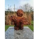 Antique garden sculpture of an Angel (boy) - Sitting model