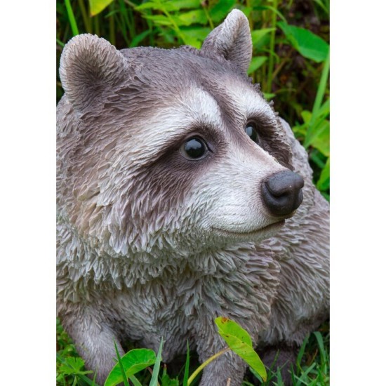 Raccoon Sitting Statue