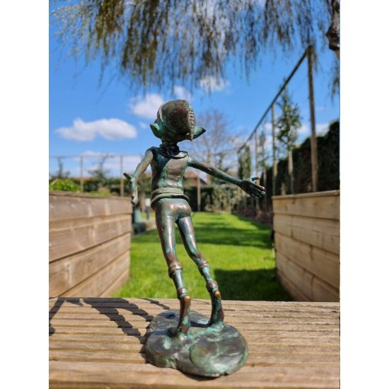 Bronze Pixie - Bronze gnome - Bronze fairy - Gift figures - Goblin