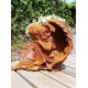 Antique garden sculpture of an Angel - romantic garden decor