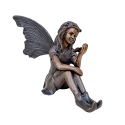 Bronze Pixie - little bronze elf - Bronze fairy - Gift figures