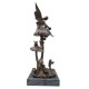 Group of elves - Pixies - Bronze sculpture - family forest elves - Fairytale decor