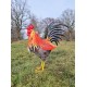 Large iron rooster - Decorative Rooster - Metal garden animals - Garden and patio inspiration - Easter decoration