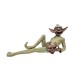 Extra large garden pixie - Bronze lawn art - Bronze garden gnome
