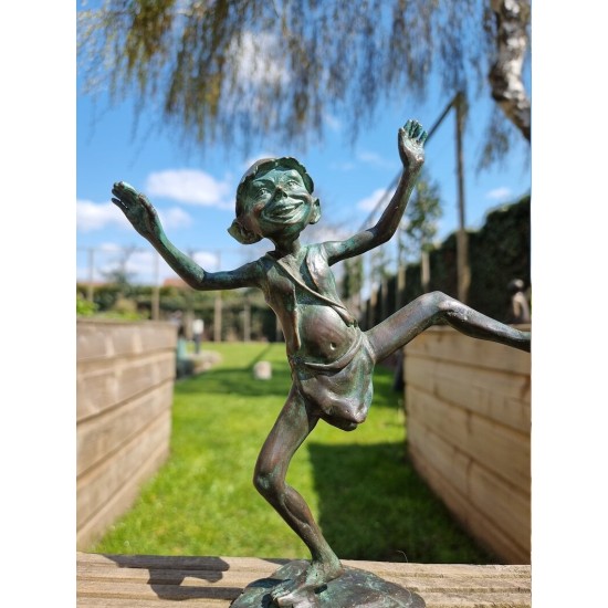 Bronze Pixie - Bronze gnome - Bronze fairy - Gift figures