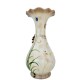 Art Nouveau style flower vase - Porcelain vase with bronze ornaments - Spring decoration