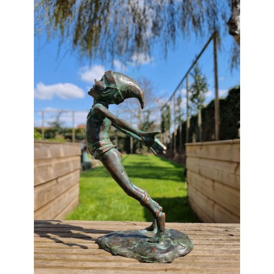 Bronze Pixie - Bronze gnome - Bronze fairy - Gift figures - Goblin
