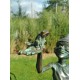Extra large garden pixie - Bronze fountain - Bronze garden gnome