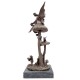 Group of elves - Pixies - Bronze sculpture - family forest elves - Fairytale decor