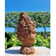 Cast Iron Garden Ornament - Forest Elf - Pixie of the Woods - Child's Head - Magical Garden Design