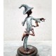 Collection of four bronze gnomes - Forest fairies - Leprechaun characters - Bronze gift idea