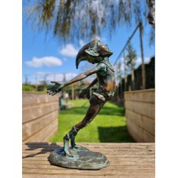 Bronze Pixie - Bronze gnome - Bronze fairy - Gift figures - Goblin