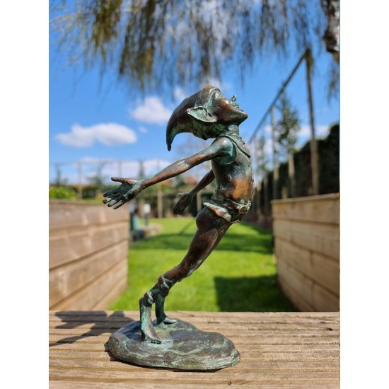 Bronze Pixie - Bronze gnome - Bronze fairy - Gift figures - Goblin