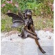 Bronze fairy - Windowsill fairy - Sitting pixie of the forest - Forest fairy - Angel figurines