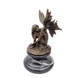Sitting Fairy - Bronze Fairy - Pixie