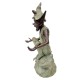 Bronze garden gnome - Pixie - Garden fairy in bronze - Bronze garden sculpture