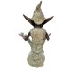 Bronze garden gnome - Pixie - Garden fairy in bronze - Bronze garden sculpture