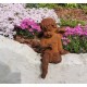 Antique garden sculpture of an Angel (boy) - Sitting model