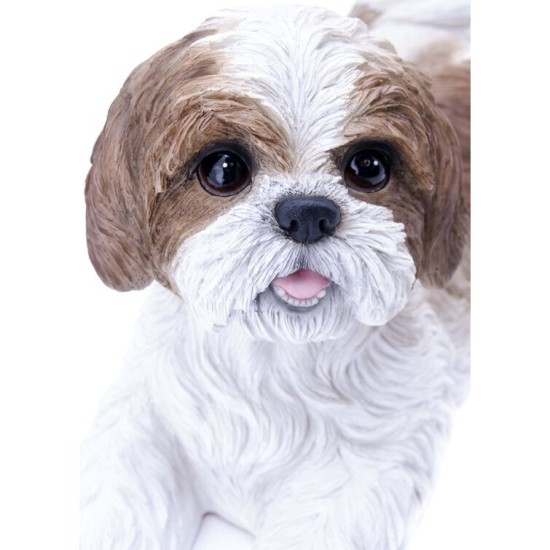 Shih Tzu Lying Down Statue