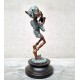 Collection of four bronze gnomes - Forest fairies - Leprechaun characters - Bronze gift idea