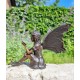 Bronze garden fairy - little bronze elf - Bronze fairy - Gift figures
