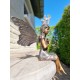 Lovely little garden fairy - Bronze figurine - Home and garden ornaments