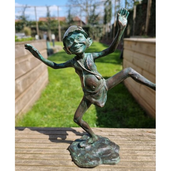 Bronze Pixie - Bronze gnome - Bronze fairy - Gift figures