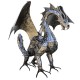 6 ft. Tall Large Metal Dragon Statue