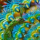 Set of 2 Large Peacocks