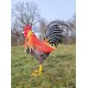 Large iron rooster - Decorative Rooster - Metal garden animals - Garden and patio inspiration - Easter decoration
