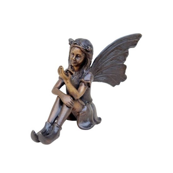 Bronze Pixie - little bronze elf - Bronze fairy - Gift figures