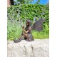 Bronze garden fairy - little bronze elf - Bronze fairy - Gift figures