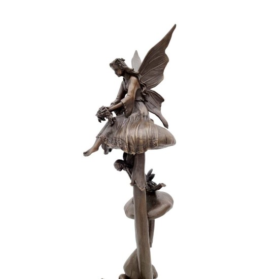 Group of elves - Pixies - Bronze sculpture - family forest elves - Fairytale decor