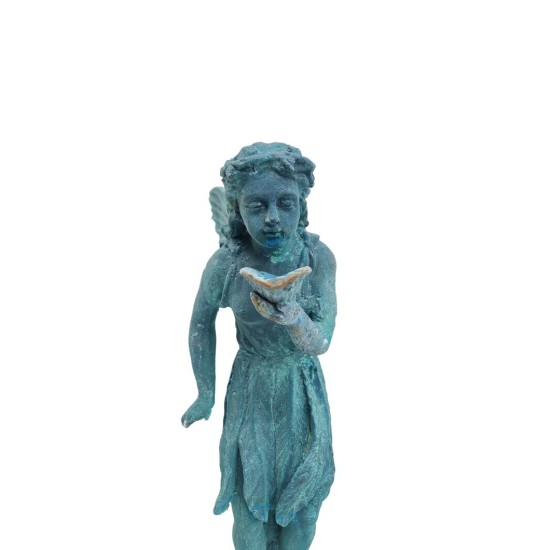 Cast Iron Garden Fairy - Garden Angel - Magical Garden Decoration - Fairytale Garden Design