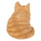 Tabby Kitten Sleeping Statue