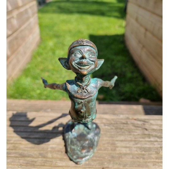 Bronze Pixie - Bronze gnome - Bronze fairy - Gift figures - Goblin