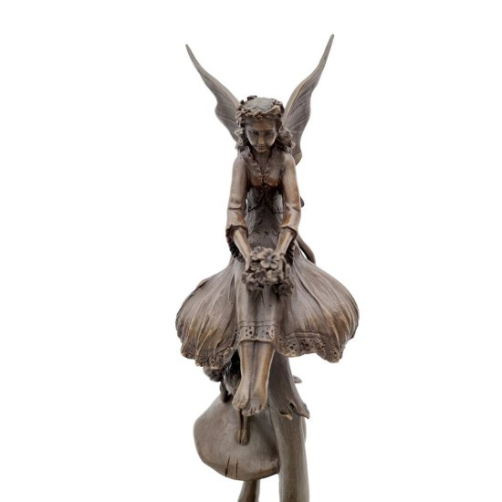 Group of elves - Pixies - Bronze sculpture - family forest elves - Fairytale decor