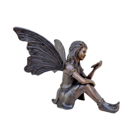 Bronze Pixie - little bronze elf - Bronze fairy - Gift figures