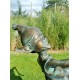 Extra large garden pixie - Bronze fountain - Bronze garden gnome