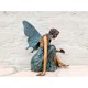 Bronze elf - Fairy sculpture - Decorative sculpture of an angel - Bronze fairy