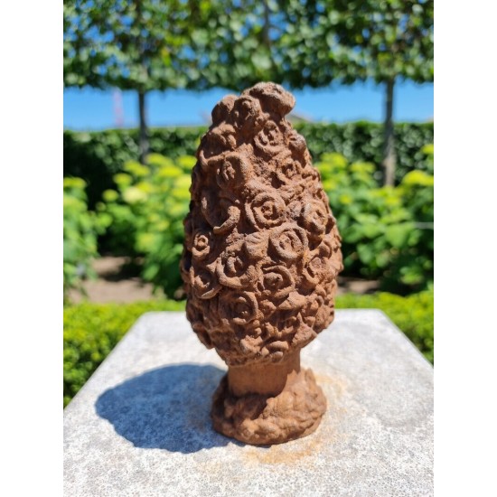 Cast Iron Garden Ornament - Forest Elf - Pixie of the Woods - Child's Head - Magical Garden Design