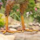 66.5" Colorful Iron Rooster Statue