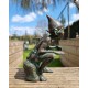Bronze Pixie - Bronze gnome - Bronze fairy figure - Bronze art